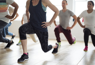 Group of people working out